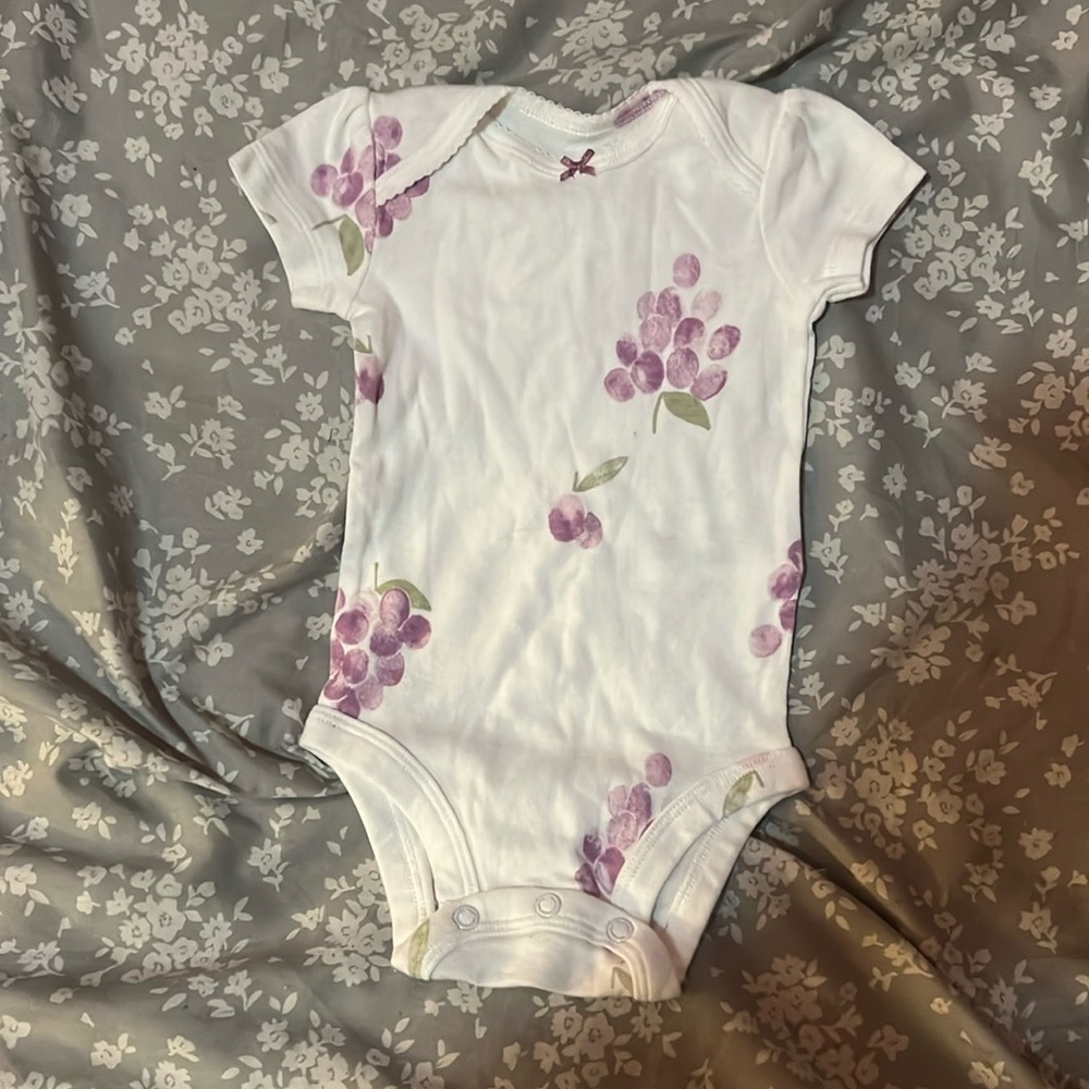 Grape onesie